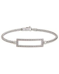 Meshmerise - 18K Over 0.20 Ct. Tw. Diamond Mesh Bangle Bracelet - Lyst