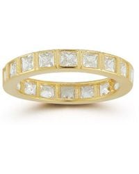 Chloe and Madison - 14k Over Silver Cz Ring - Lyst
