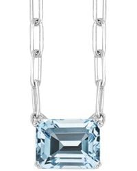 Gemstones - 0.48 Ct. Tw. Topaz Pendant Necklace - Lyst
