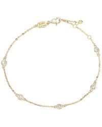 Suzy Levian - 14K 1.00 Ct. Tw. Diamond Station Bracelet - Lyst