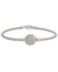 Meshmerise - 18K Over 0.15 Ct. Tw. Diamond Mesh Bangle Bracelet - Lyst