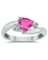 Gem Spark - 14K 0.78 Ct. Tw. Diamond & Topaz Ring - Lyst