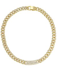 Eye Candy LA - Cz Chain Necklace - Lyst