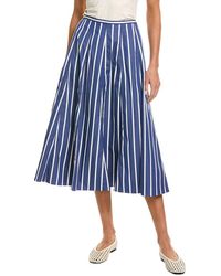 Madewell - Charli A-Line Midi Skirt - Lyst