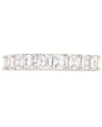 Sterling Forever - Cz Kylie Eternity Band Ring - Lyst
