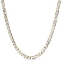 Lab Grown Diamonds - 14K 3.00 Ct. Tw. Lab-Grown Diamond Tennis Necklace - Lyst