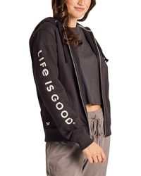 Life Is Good. - Good Vibes Fleece Hoodie - Lyst