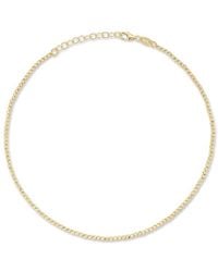 Ember Fine Jewelry - 14k Ball Ankle Bracelet - Lyst