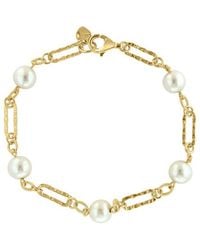 Effy Fine Jewelry - Plated 7Mm Pearl Bracelet - Lyst