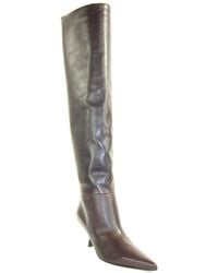 The Row Bourgeoise Leather Knee High Boot - Multicolor