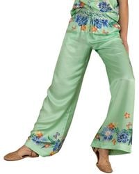 Hale Bob - Selene Silk-Blend Pant - Lyst