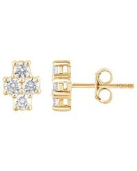 Lab Grown Diamonds - 14K 0.75 Ct. Tw. Lab Grown Diamond Cz Earrings - Lyst