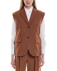 Kenneth Cole - Oversized Vest - Lyst
