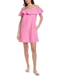 Tommy Bahama - St. Lucia Ruffle Linen-Blend Cover-Up Dress - Lyst