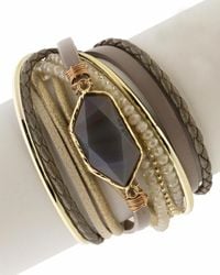 Saachi - Endless Dream Double Wrap Bracelet - Lyst