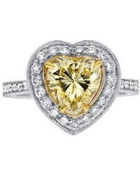 Diana M. Jewels - Fine Jewelry 18K 3.00 Ct. Tw. Diamond Half-Set Ring - Lyst