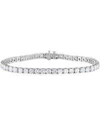 Lab Grown Diamonds - 14K 14.50 Ct. Tw. Lab-Grown Diamond Tennis Bracelet - Lyst