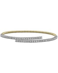 Rina Limor - 14K 1.02 Ct. Tw. Diamond Bangle Bracelet - Lyst