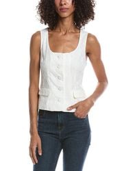 Cece - Embroidered Vest Top - Lyst
