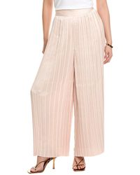 Tahari - Pull-On Pleated Wide Leg Pant - Lyst
