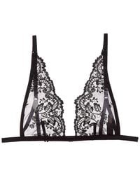 Kiki de Montparnasse - Juliette Soft Silk-Trim Bra - Lyst
