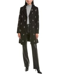 Cece - Sequin-Embellished Wool-Blend Coat - Lyst