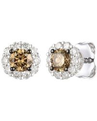 Le Vian - Euphoria Chocolate 14K 0.48 Ct. Tw. Diamond Solitaires Earrings - Lyst