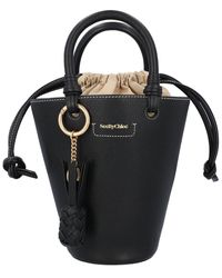 See By Chloé Cecilya Small Leather Tote - Black