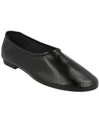 BY FAR - Prudence Leather Flat - Lyst
