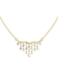 Lab Grown Diamonds - 14K 2.90 Ct. Tw. Lab-Grown Diamond Pendant Necklace - Lyst