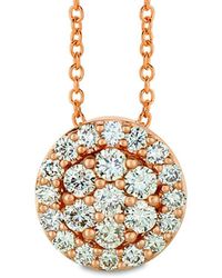 Le Vian - Le Vian 14k Strawberry Gold 0.68 Ct. Tw. Diamond Pendant Necklace - Lyst