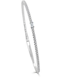 Sabrina Designs - 14k 0.65 Ct. Tw. Diamond Baguette Bangle Bracelet - Lyst