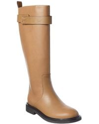 Tory Burch - Double T Leather Utility Boot - Lyst