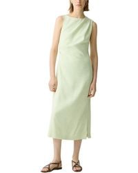 Theory - Linen-Blend Tank Dress - Lyst