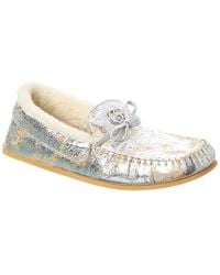 Gucci - Gg Logo Leather Loafer - Lyst