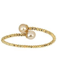Belpearl - 18k Over Silver 10-11mm South Sea Pearl Bracelet - Lyst