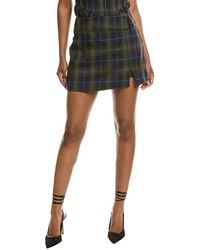 Avec Les Filles - Printed Mini Skirt - Lyst