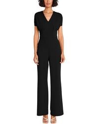 Maggy London - V Neck Jumpsuit - Lyst