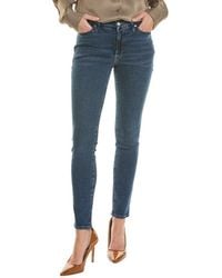 GOOD AMERICAN - Good Legs Blue Low-rise Skinny Jean - Lyst