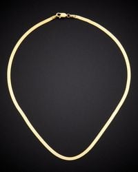 Italian Gold - 14K 2.8Mm Flex Herringbone Necklace - Lyst