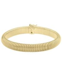 Italian Gold - 14K Tubogas Bracelet - Lyst