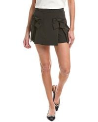 Gracia - Double Bow Detailed Mini Skort - Lyst