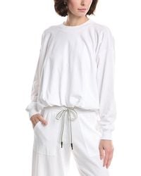 Michael Stars - Mariah Bubble Hem Sweatshirt - Lyst