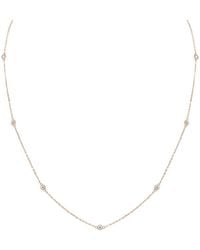 Diamond Select Cuts - 14K Rose 0.50 Ct. Tw. Diamond Necklace - Lyst