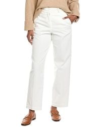 Peserico - Corduroy Barrel Leg Trouser - Lyst
