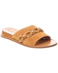 Rag & Bone - Beau Chain Suede Slide - Lyst