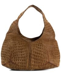 Bottega Veneta - Biege Intrecciato Leather Hobo Bag (Authentic Pre-Owned) - Lyst