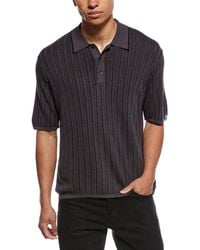 Rag & Bone - Harvey Garment Dyed Polo Shirt - Lyst