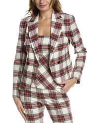 trina turk white blazer