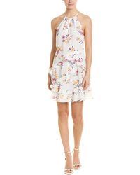 Parker Ruffled A-line Dress - White